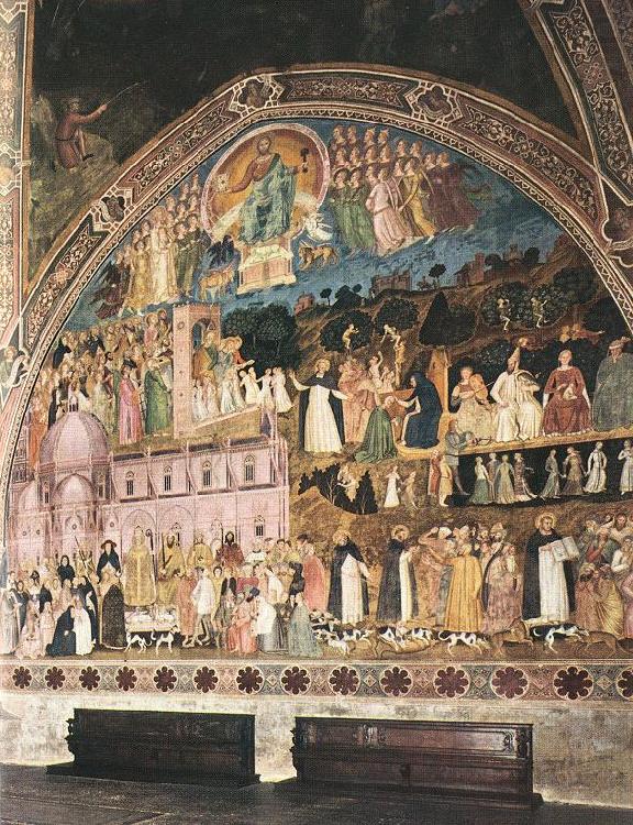 Frescoes on the right wall, ANDREA DA FIRENZE